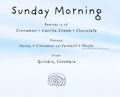 Sunday Morning 🥧 - Honey Cinnamon - Caturra